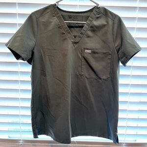 Figs Moss Catarina Scrub Top